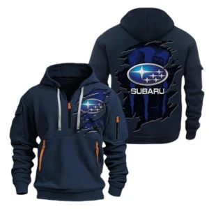 Subaru Hoodie Half Zipper CAR0217092050, All Over Print Hoodie Half Zipper