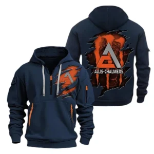 Allis Chalmers Hoodie Half Zip CAR0320092040, All Over Print Hoodie Half Zipper