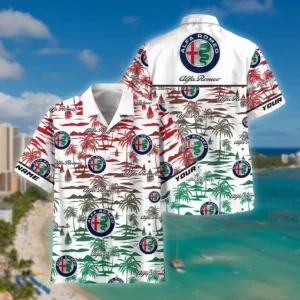 Alfa Romeo Custom Hawaiian Shirt For Men, Gift For Alfa Romeo Fan CAR205031225668