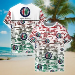 Alfa Romeo T-Shirt For Men, Custom T-Shirt Printing Gift For Alfa Romeo Fan CAR205031225668