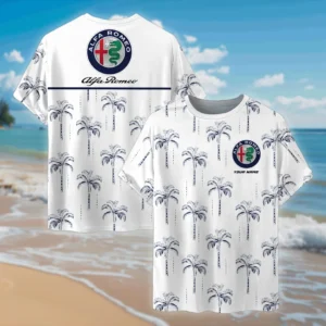Alfa Romeo T-Shirt For Men, Custom T-Shirt Printing Gift For Alfa Romeo Fan CAR206031225890