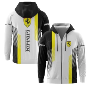 Ferrari Zipper Hoodie, Gift For Ferrari Lovers, Gift For Him, Husband, Boyfriend CAR10703122523