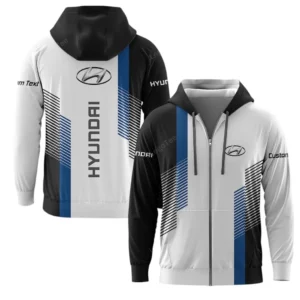 Hyundai Zipper Hoodie, Gift For Hyundai Lovers, Gift For Him, Husband, Boyfriend CAR10703122535