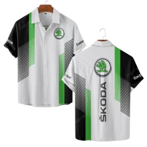 Skoda Hawaiian Shirt, Gift For Skoda Lovers, Gift For Him, Husband, Boyfriend CAR10703122569