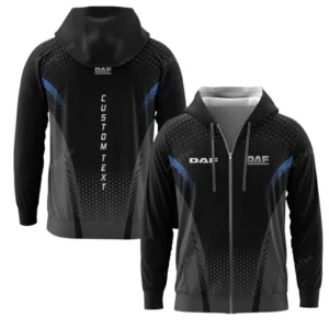DAF Trucks Zipper Hoodie, Gift For DAF Trucks Lovers, Gift For Him, Husband, Boyfriend CAR10803122518