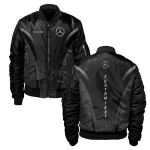 Mercedes Benz Bomber Jacket, Gift For Mercedes Benz Lovers, Gift For Him, Husband, Boyfriend CAR10803122548
