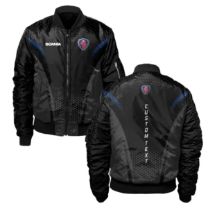 Scania Bomber Jacket, Gift For Scania Lovers, Gift For Him, Husband, Boyfriend CAR10803122566