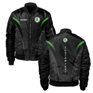Skoda Bomber Jacket, Gift For Skoda Lovers, Gift For Him, Husband, Boyfriend CAR10803122569
