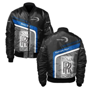 Rolls Royce Bomber Jacket, Gift For Rolls Royce Lovers, Gift For Him, Husband, Boyfriend CAR11103032564