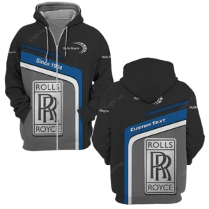 Rolls Royce Zipper Hoodie, Gift For Rolls Royce Lovers, Gift For Him, Husband, Boyfriend CAR11103032564