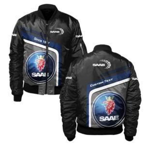 SAAB Bomber Jacket, Gift For SAAB Lovers, Gift For Him, Husband, Boyfriend CAR11103032565
