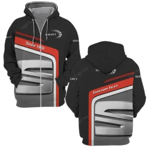 Seat Zipper Hoodie, Gift For Seat Lovers, Gift For Him, Husband, Boyfriend CAR11103032567