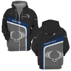 SsangYong Motor Zipper Hoodie, Gift For SsangYong Motor Lovers, Gift For Him, Husband, Boyfriend CAR11103032570