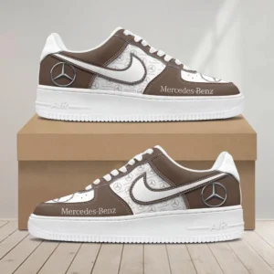 Mercedes-Benz Air Low-Top Sneakers, CAR All Over Print Air Low-Top Sneakers - Brown CAR1203222031