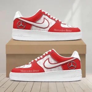Mercedes-Benz Air Low-Top Sneakers, CAR All Over Print Air Low-Top Sneakers - Red CAR1203222031