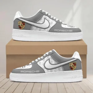 Porsche Air Low-Top Sneakers, CAR All Over Print Air Low-Top Sneakers - Grey CAR1203222036