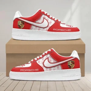 Porsche Air Low-Top Sneakers, CAR All Over Print Air Low-Top Sneakers - Red CAR1203222036
