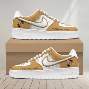 Porsche Air Low-Top Sneakers, CAR All Over Print Air Low-Top Sneakers - Yellow CAR1203222036