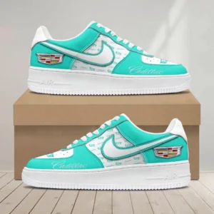 Cadillac Air Low-Top Sneakers, CAR All Over Print Air Low-Top Sneakers - Cyan CAR1203222037