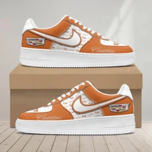 Cadillac Air Low-Top Sneakers, CAR All Over Print Air Low-Top Sneakers - Orange CAR1203222037