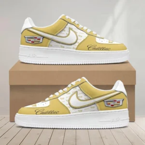 Cadillac Air Low-Top Sneakers, CAR All Over Print Air Low-Top Sneakers - Yellow CAR1203222037