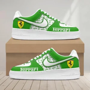 Ferrari Air Low-Top Sneakers, CAR All Over Print Air Low-Top Sneakers - Green CAR1203222039