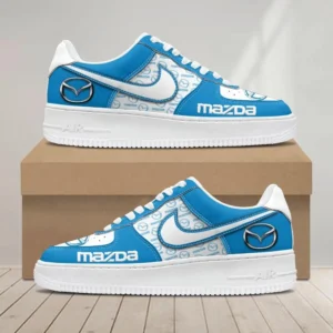 Mazda Air Low-Top Sneakers, CAR All Over Print Air Low-Top Sneakers - Blue CAR1203222042