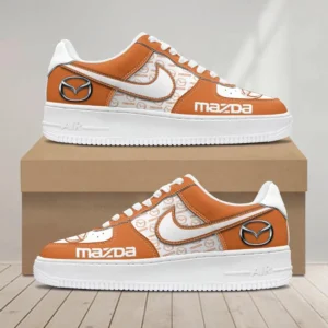 Mazda Air Low-Top Sneakers, CAR All Over Print Air Low-Top Sneakers - Orange CAR1203222042