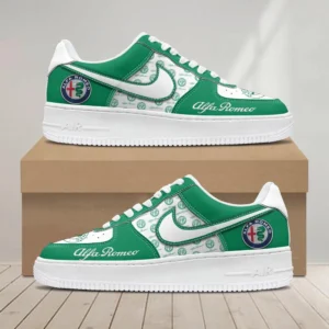 Alfa Romeo Air Low-Top Sneakers, CAR All Over Print Air Low-Top Sneakers - Green CAR1203222043