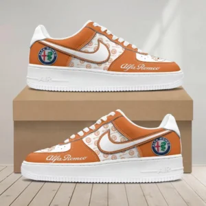 Alfa Romeo Air Low-Top Sneakers, CAR All Over Print Air Low-Top Sneakers - Orange CAR1203222043