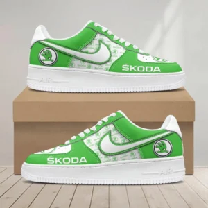 Skoda Air Low-Top Sneakers, CAR All Over Print Air Low-Top Sneakers - Green CAR1203222059