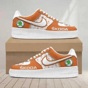 Skoda Air Low-Top Sneakers, CAR All Over Print Air Low-Top Sneakers - Orange CAR1203222059