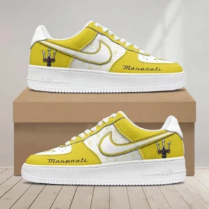 Maserati Air Low-Top Sneakers, CAR All Over Print Air Low-Top Sneakers - Yellow CAR1203222065