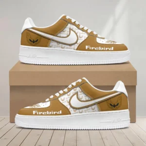 Firebird Pontiac Air Low-Top Sneakers, CAR All Over Print Air Low-Top Sneakers - Brown CAR1203222084