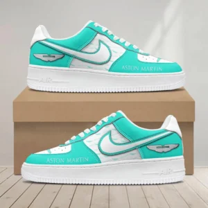 Aston-Martin Air Low-Top Sneakers, CAR All Over Print Air Low-Top Sneakers - Cyan CAR1203222085
