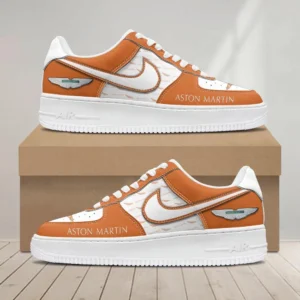Aston-Martin Air Low-Top Sneakers, CAR All Over Print Air Low-Top Sneakers - Orange CAR1203222085