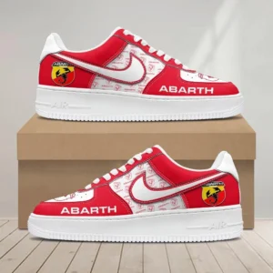 Abarth Air Low-Top Sneakers, CAR All Over Print Air Low-Top Sneakers - Red CAR1203222097