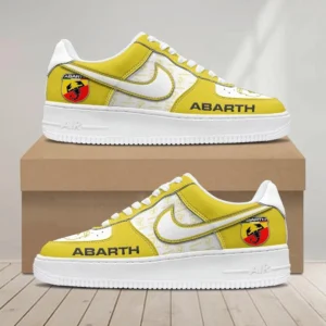 Abarth Air Low-Top Sneakers, CAR All Over Print Air Low-Top Sneakers - Yellow CAR1203222097