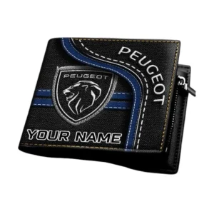 Peugeot Horizontal Leather Wallet, Gift For Peugeot Lovers, Gift For Him, Husband, Boyfriend CAR1303052539