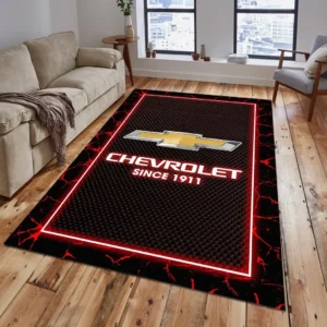 Chevrolet Rug, Gift For Chevrolet Lovers, Gift For Him, Husband, Boyfriend CAR15003142501 - Red