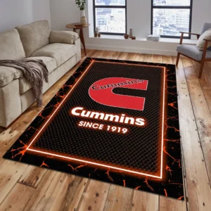 Cummins Rug, Gift For Cummins Lovers, Gift For Him, Husband, Boyfriend CAR15003142502 - Orange