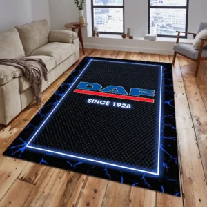 DAF Trucks Rug, Gift For DAF Trucks Lovers, Gift For Him, Husband, Boyfriend CAR15003142503 - Blue