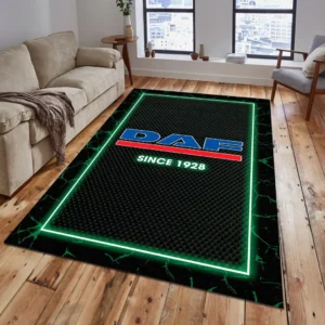 DAF Trucks Rug, Gift For DAF Trucks Lovers, Gift For Him, Husband, Boyfriend CAR15003142503 - Green