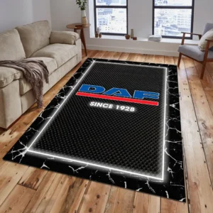 DAF Trucks Rug, Gift For DAF Trucks Lovers, Gift For Him, Husband, Boyfriend CAR15003142503 - Grey