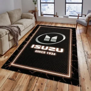 Isuzu Rug, Gift For Isuzu Lovers, Gift For Him, Husband, Boyfriend CAR15003142513 - Brown