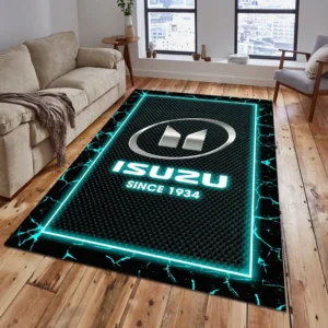 Isuzu Rug, Gift For Isuzu Lovers, Gift For Him, Husband, Boyfriend CAR15003142513 - Cyan