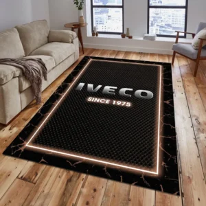 Iveco Rug, Gift For Iveco Lovers, Gift For Him, Husband, Boyfriend CAR15003142514 - Brown