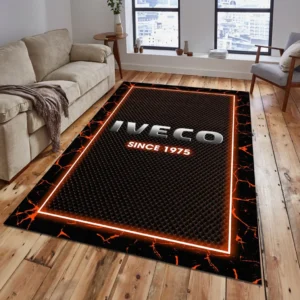 Iveco Rug, Gift For Iveco Lovers, Gift For Him, Husband, Boyfriend CAR15003142514 - Orange