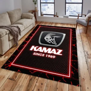 Kamaz Rug, Gift For Kamaz Lovers, Gift For Him, Husband, Boyfriend CAR15003142516 - Red