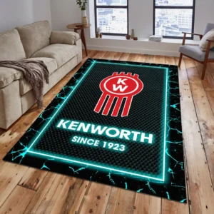 Kenworth Rug, Gift For Kenworth Lovers, Gift For Him, Husband, Boyfriend CAR15003142517 - Cyan
